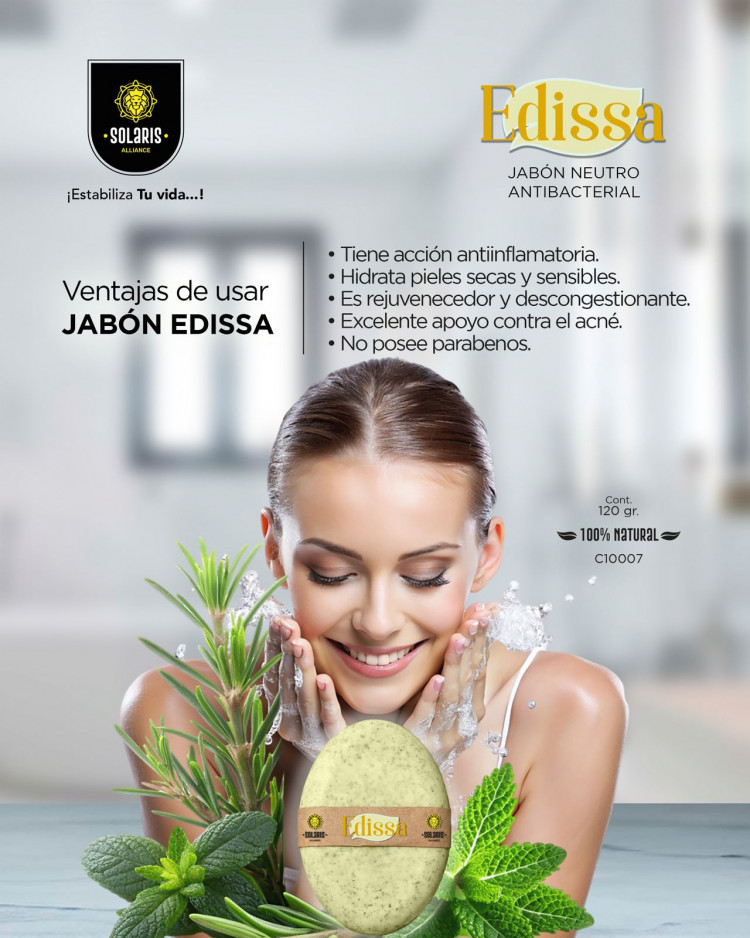 Edissa: El Jabón Neutro Antibacterial que Transforma tu Rutina de Cuidado Natural